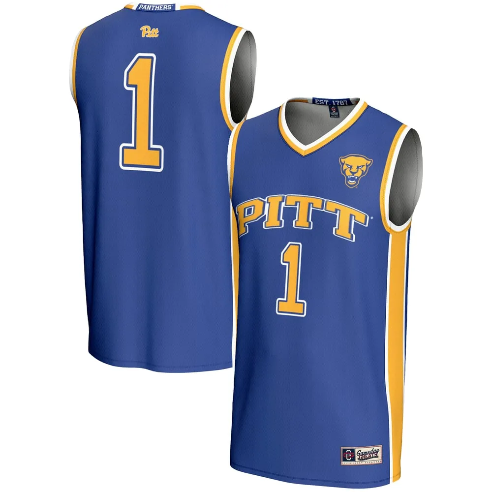 #1  Pitt Panthers GameDay Greats  Lightweight Basketball Jersey - Royal