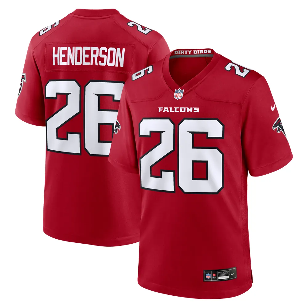 CJ Henderson Atlanta Falcons Nike Team Game Jersey - Red