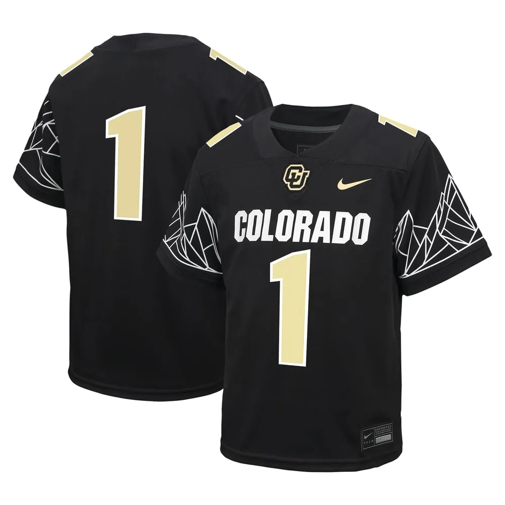 Colorado Buffaloes Nike Youth Untouchable Replica Jersey - Black