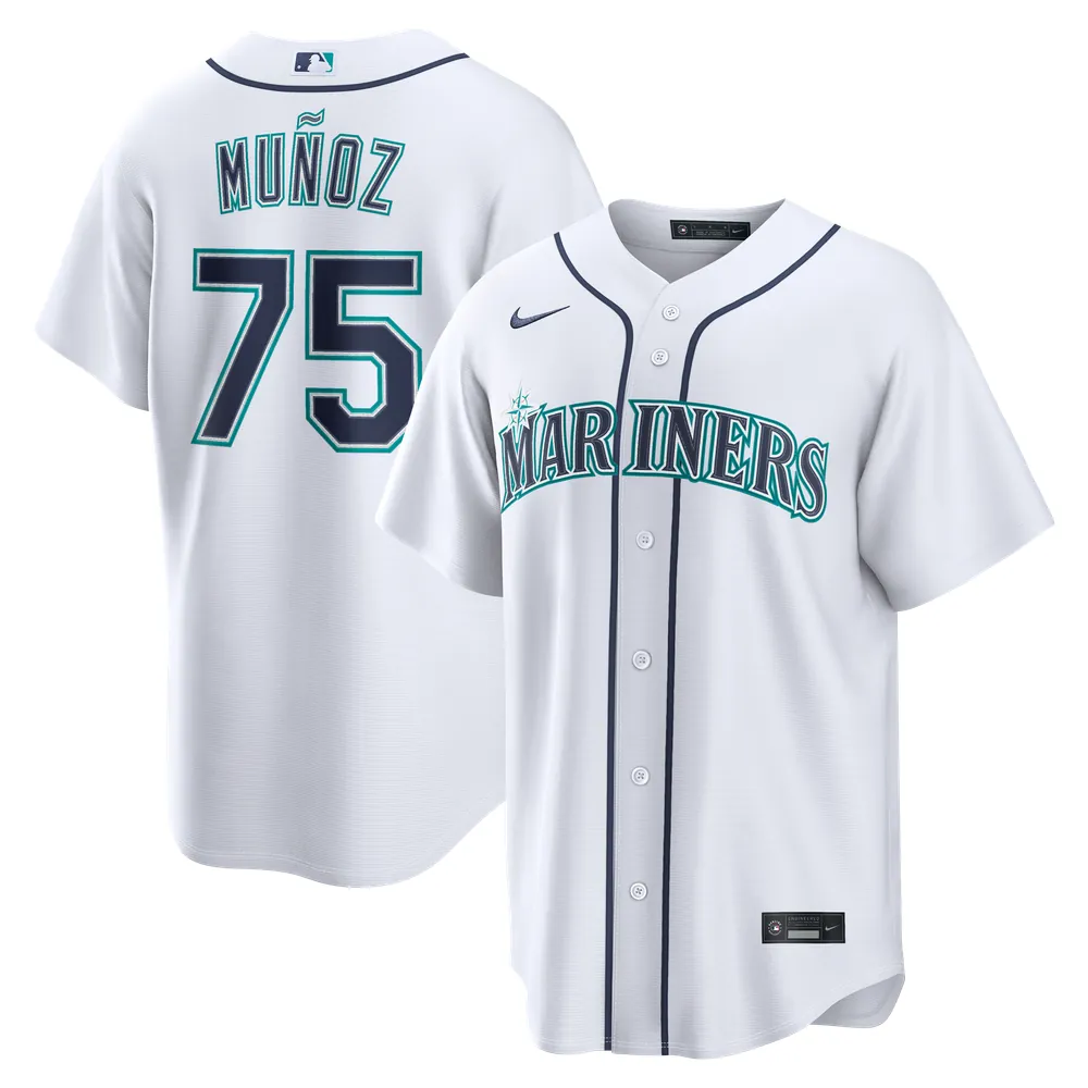 Andrés Muñoz Seattle Mariners Nike Home Replica Jersey - White