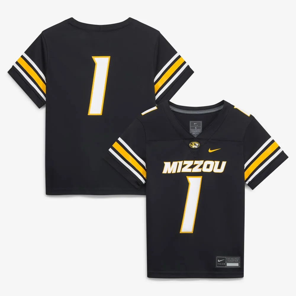 Missouri Tigers Nike Preschool  Replica Football Jersey - Black