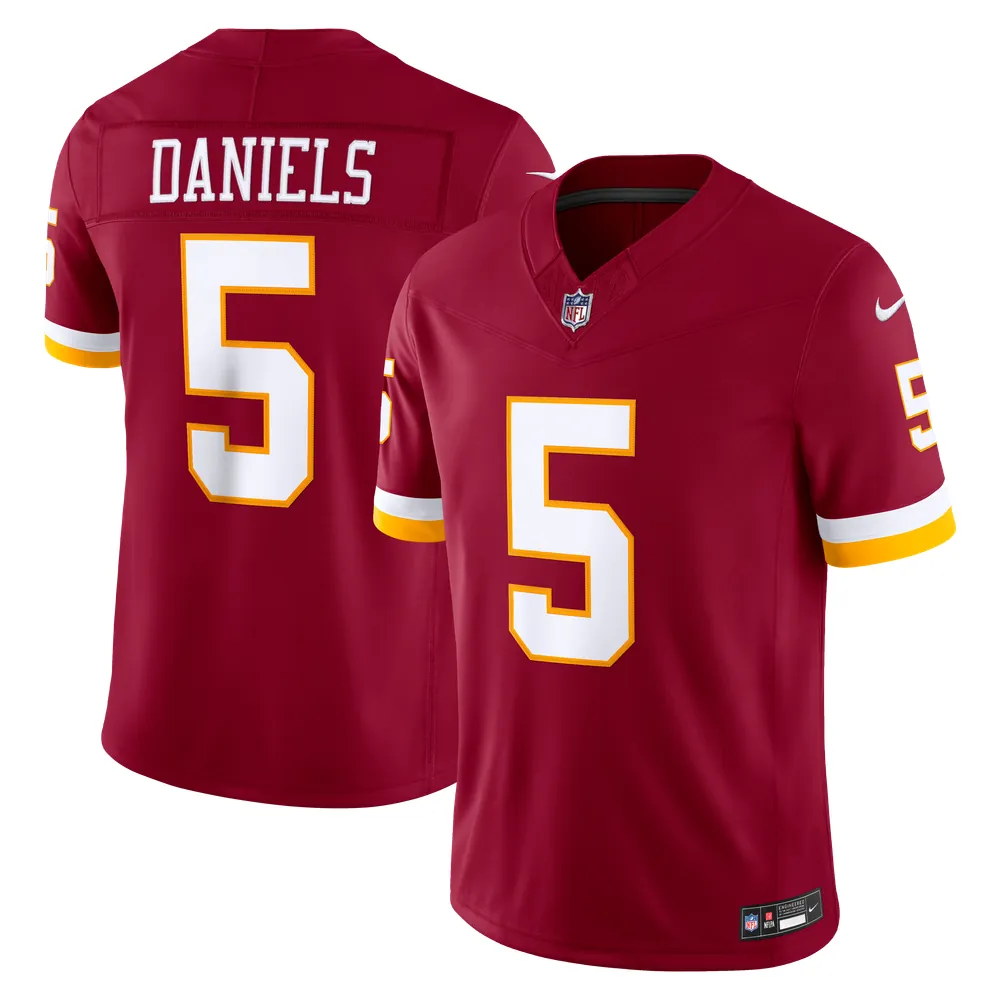 Jayden Daniels Washington Commanders Nike Team Vapor F.U.S.E. Stitched Limited Jersey - Burgundy
