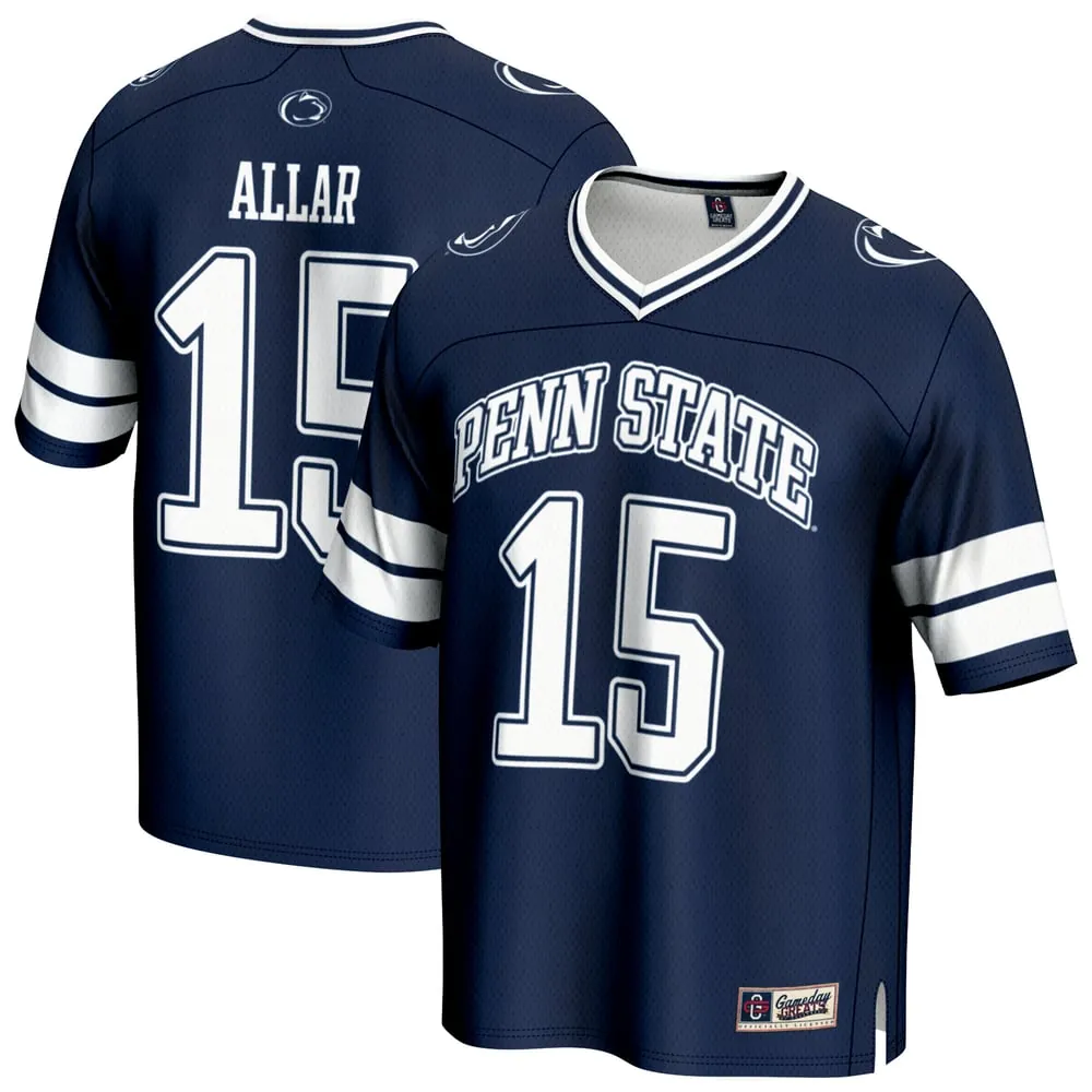 Drew Allar Penn State Nittany Lions GameDay Greats Unisex NIL Lightweight Football Player Jersey - Navy