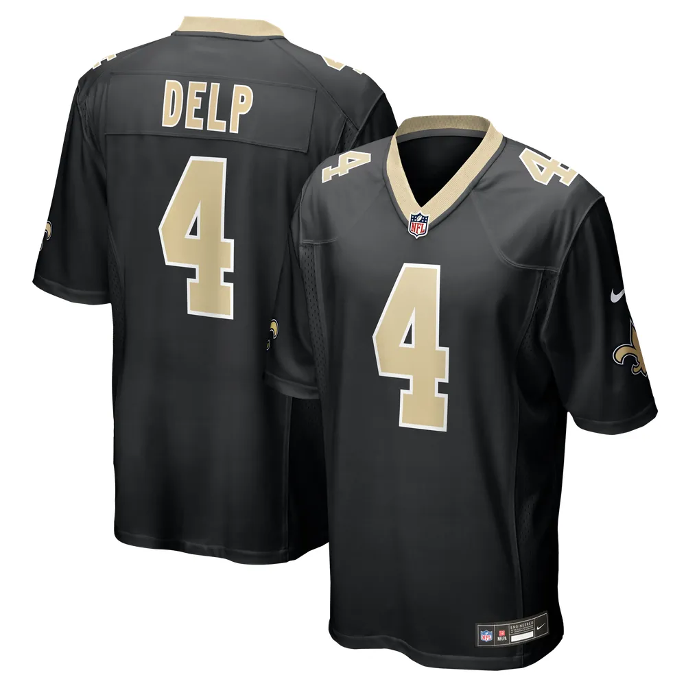 Oscar Delp New Orleans Saints Nike Team Game Jersey - Black