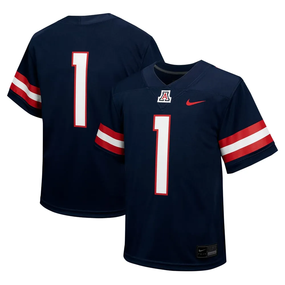 #1 Arizona Wildcats Nike Youth Untouchable Football Jersey - Navy