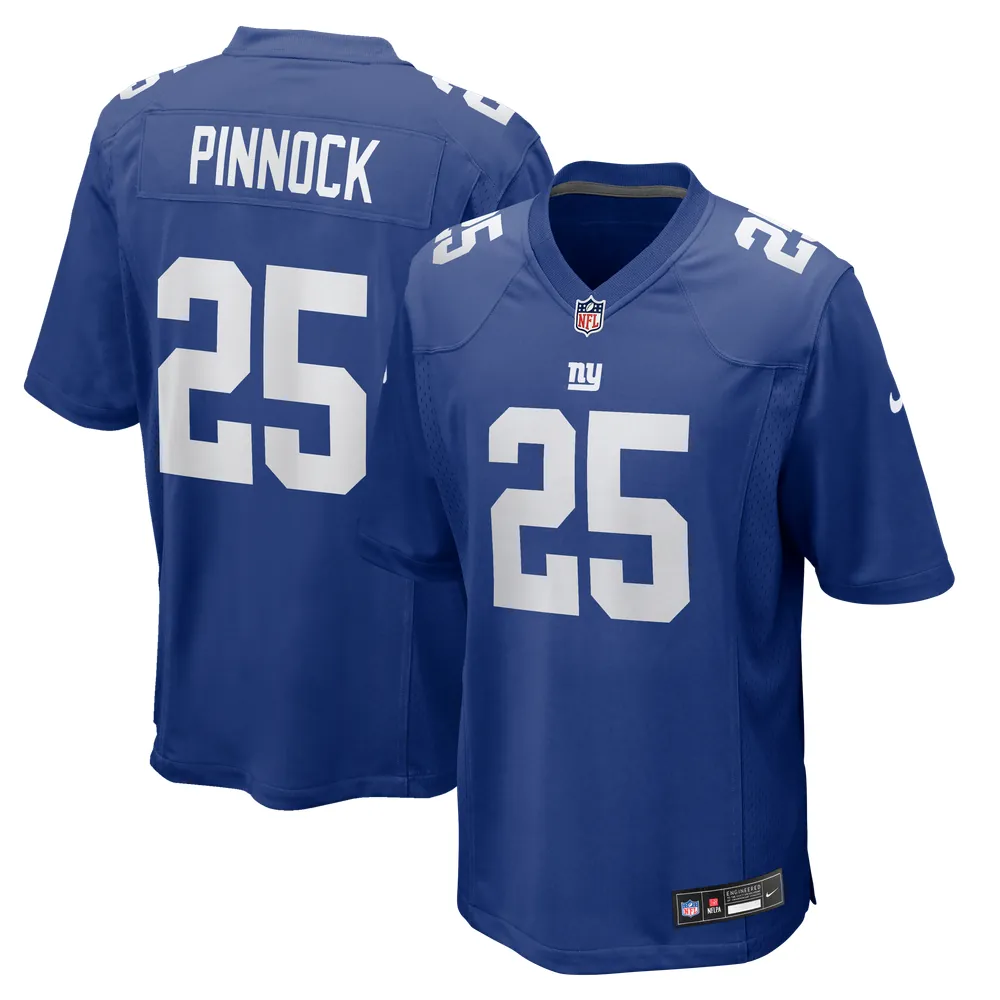 Jason Pinnock New York Giants Nike Team Game Jersey - Royal