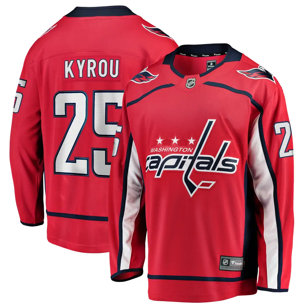 Jordan Kyrou Washington Capitals Fanatics Home Breakaway Jersey - Red