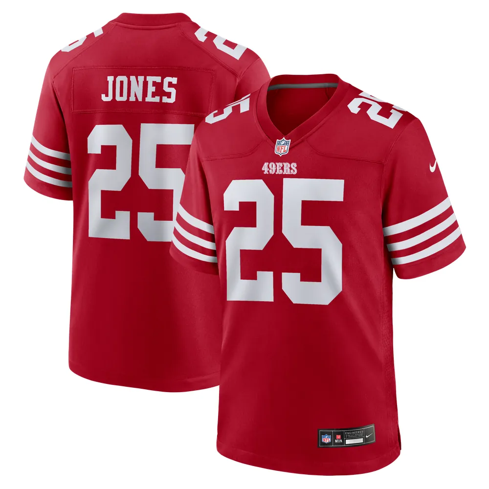 Jack Jones San Francisco 49ers Nike Team Game Jersey - Scarlet