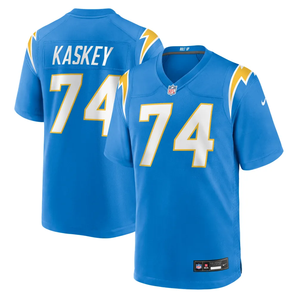 Matt Kaskey Los Angeles Chargers Nike Team Game Jersey - Powder Blue