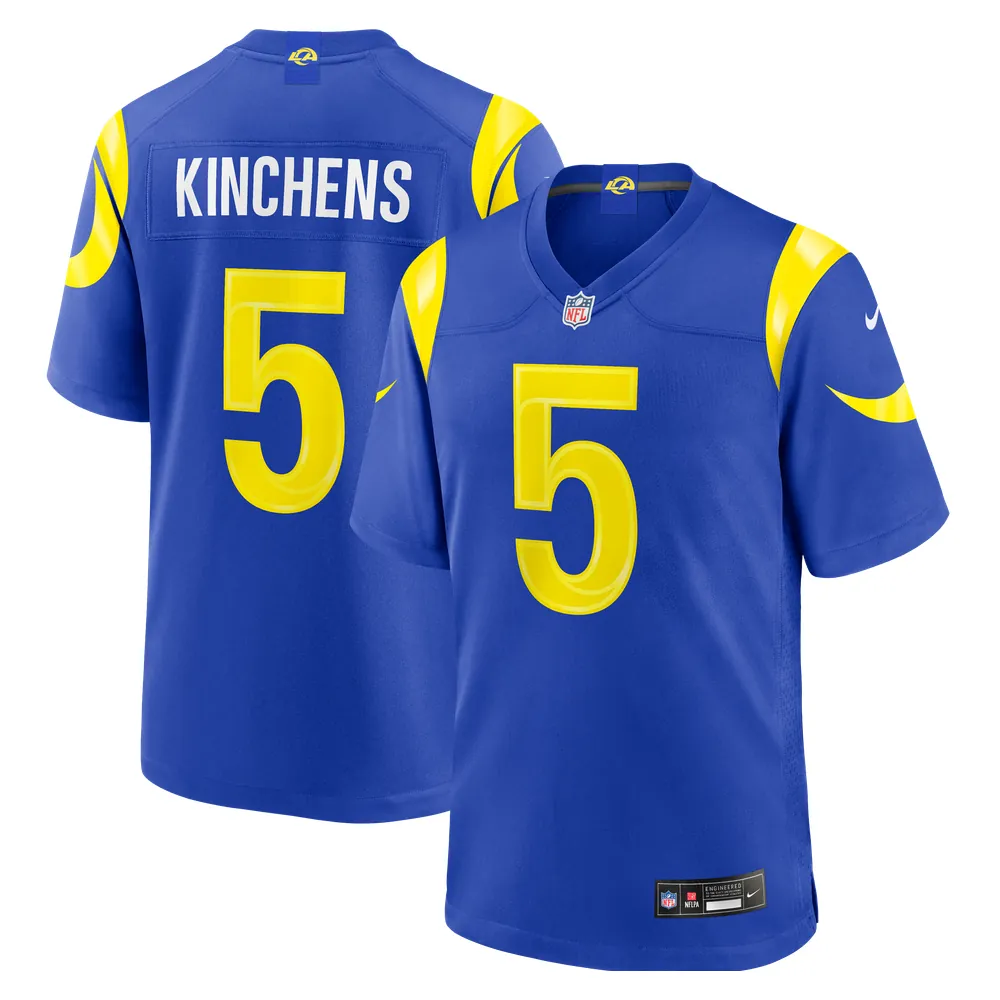 Kamren Kinchens Los Angeles Rams Nike Team Game Jersey - Royal