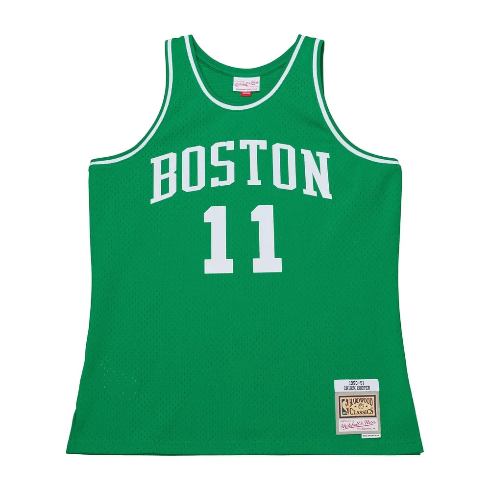 Chuck Cooper Boston Celtics Mitchell & Ness 1950-51 Pioneers Swingman Jersey - Kelly Green