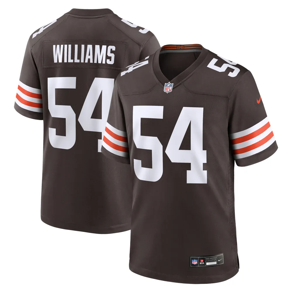 Sam Williams Cleveland Browns Nike Team Game Jersey - Brown