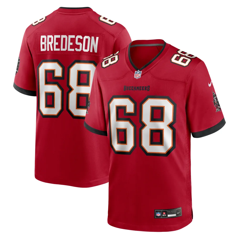 Ben Bredeson Tampa Bay Buccaneers Nike  Game Jersey -  Red
