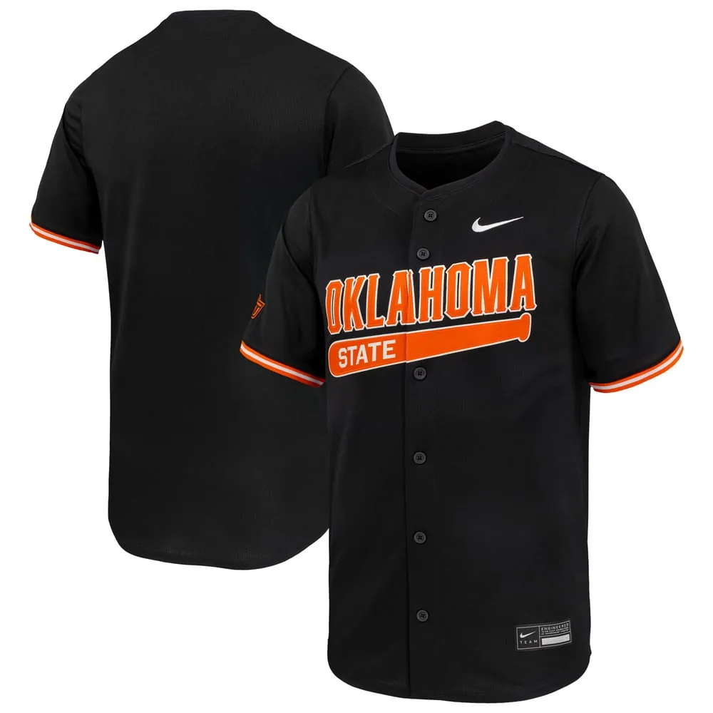 Oklahoma State Cowboys Nike Limited Baseball Jersey - Black