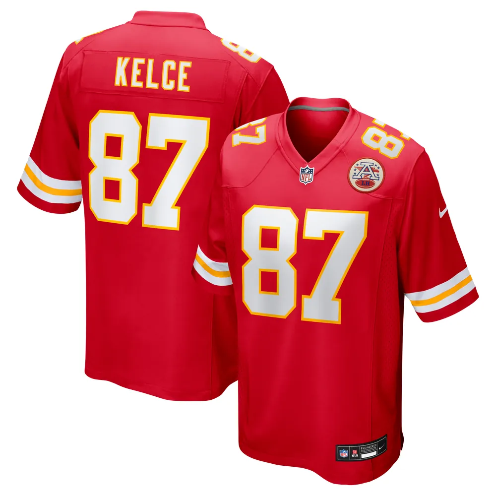 Travis Kelce Kansas City Chiefs Nike Game Jersey - Red