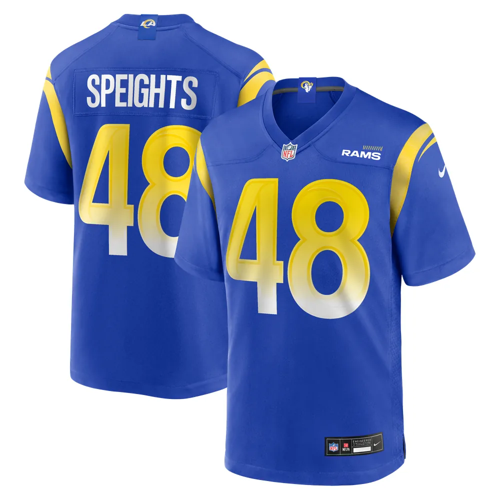 Omar Speights Los Angeles Rams Nike Game Jersey -  Royal