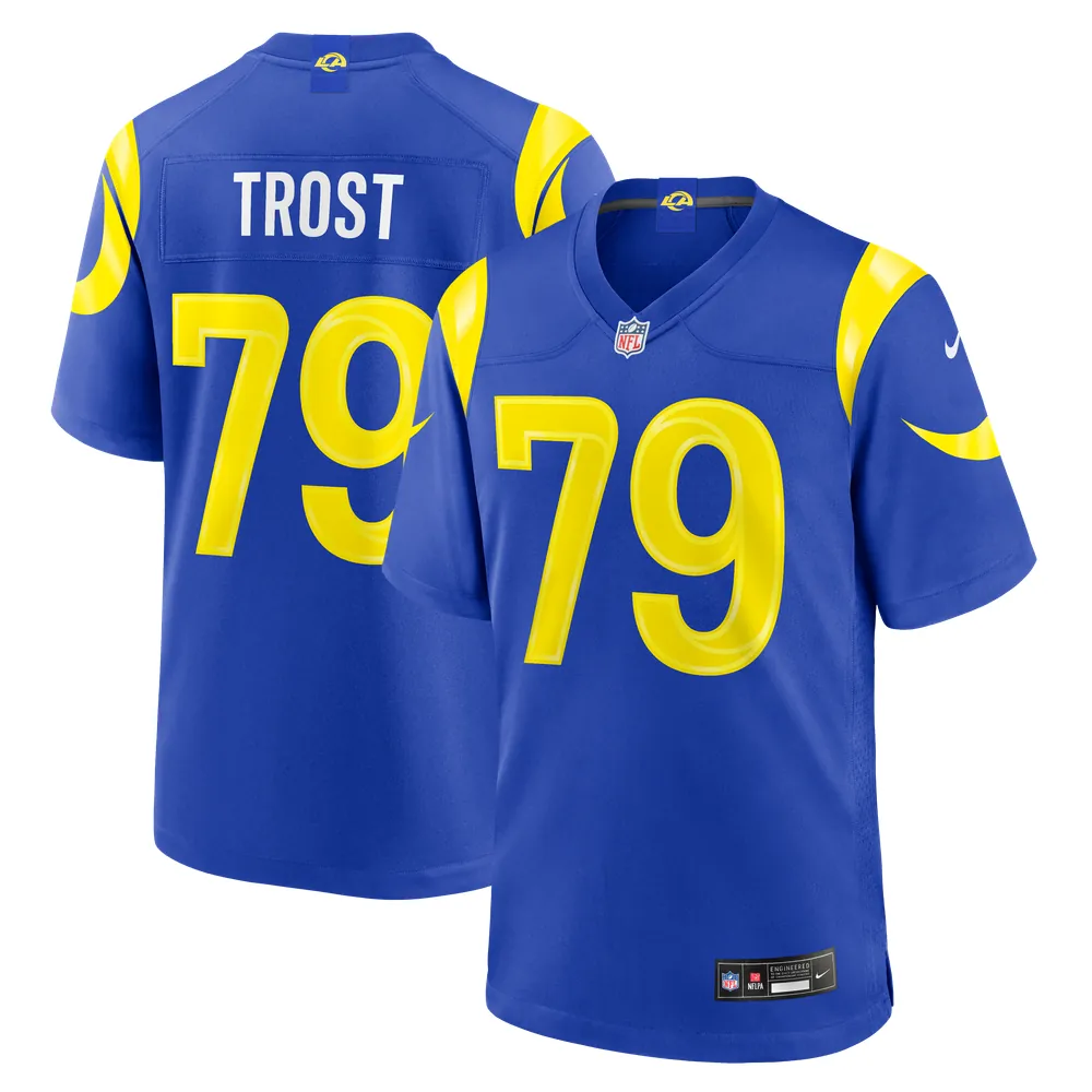 Keagen Trost Los Angeles Rams Nike Team Game Jersey - Royal