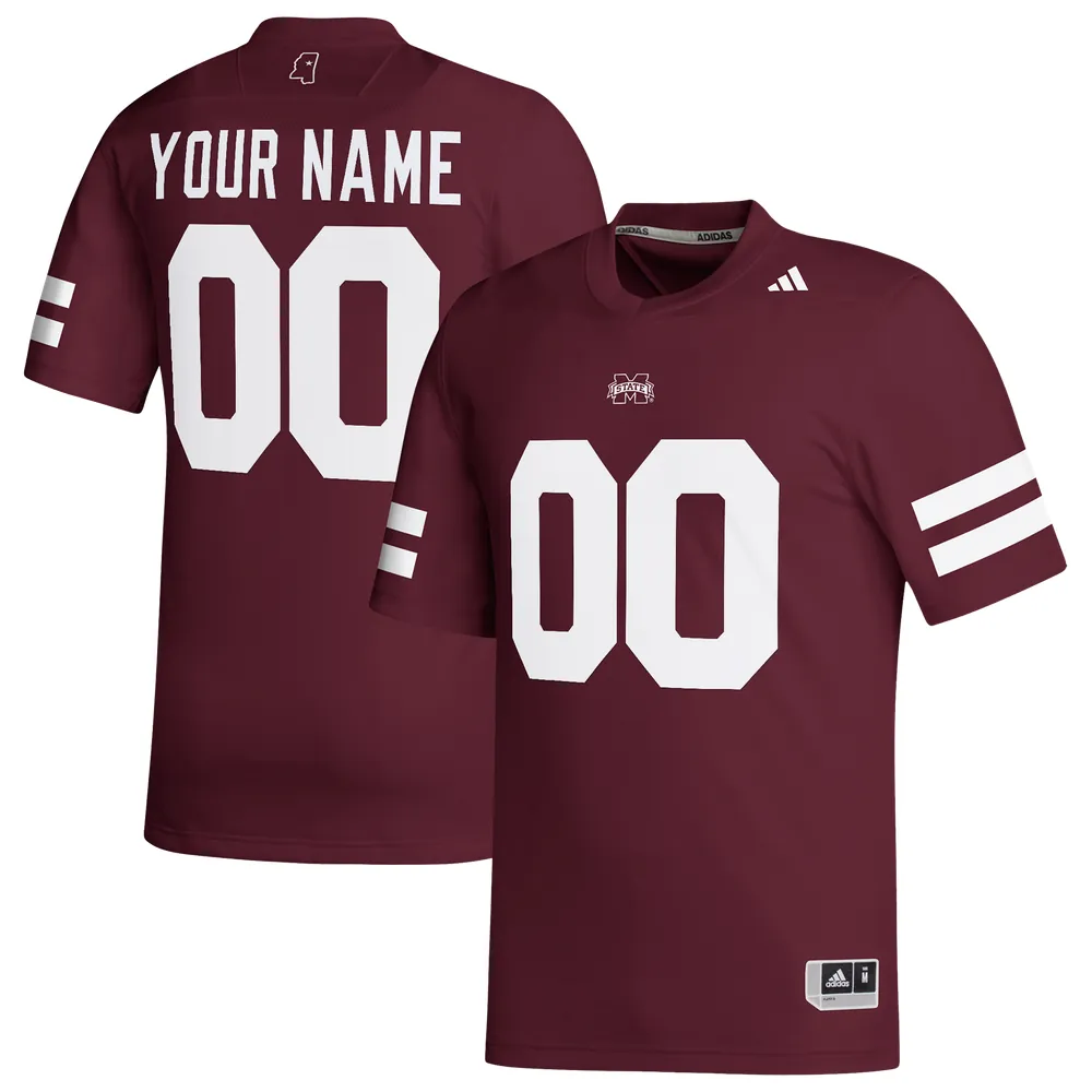 Mississippi State Bulldogs adidas Replica Custom Jersey - Maroon