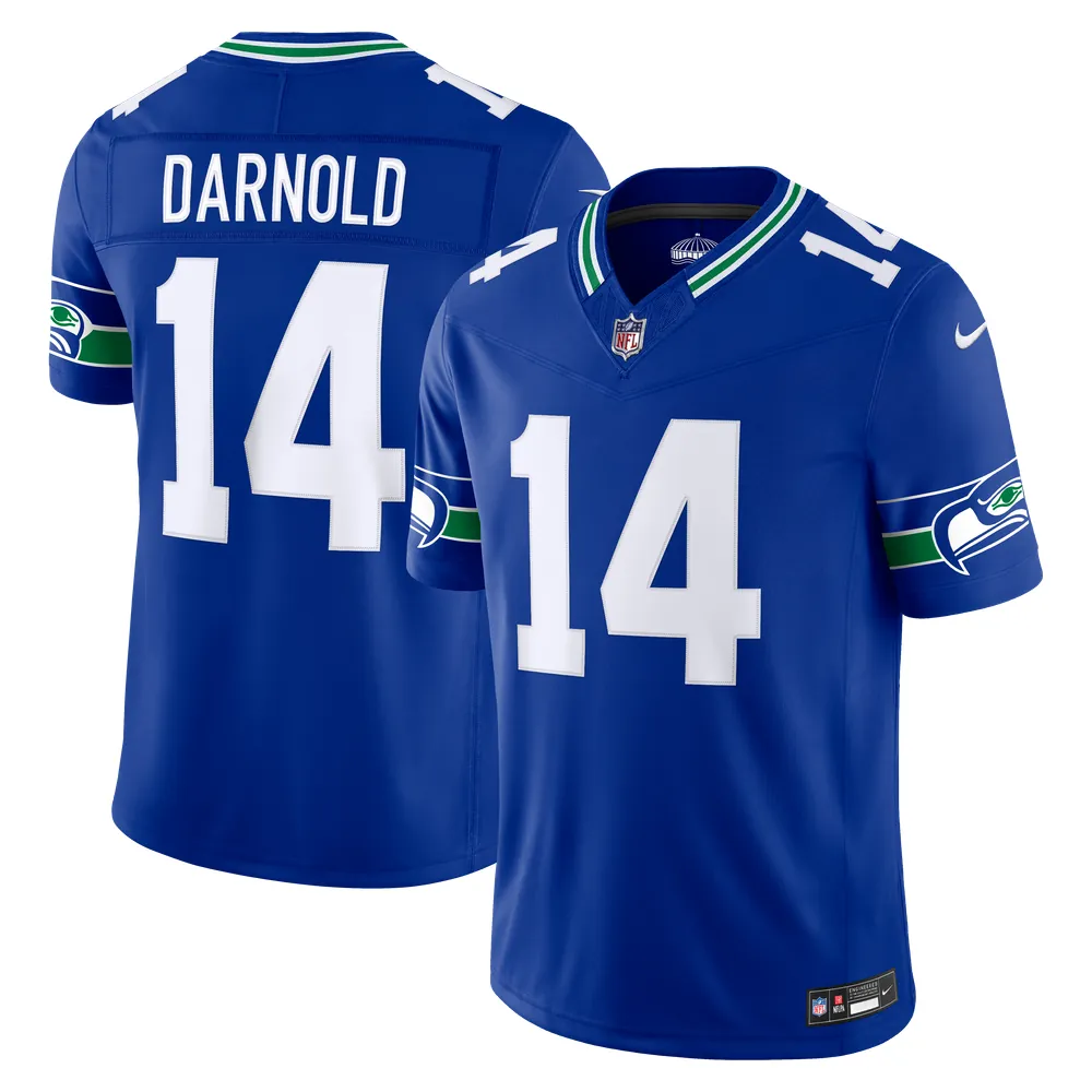 Sam Darnold Seattle Seahawks Nike Alternate Vapor F.U.S.E. Stitched Limited Jersey - Royal