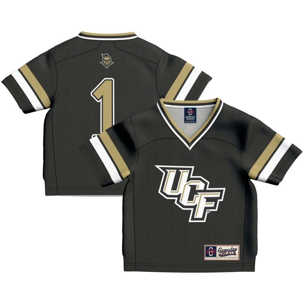 #1 UCF Knights GameDay Greats Toddler Lightweight Collegiate Football Fashion Jersey - Black