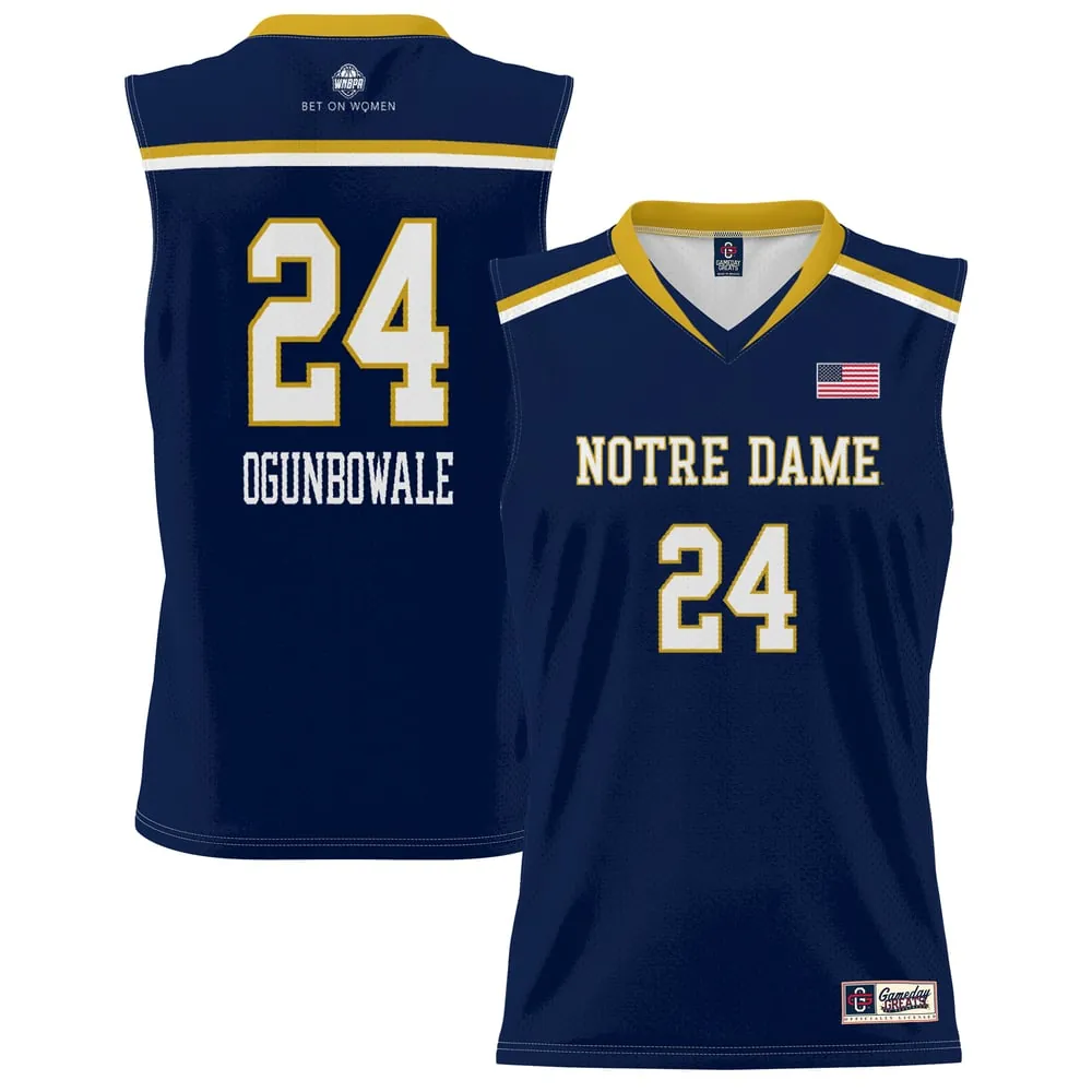 Arike Ogunbowale Notre Dame Fighting Irish GameDay Greats Youth Lightweight Basketball Alumni Jersey - Navy