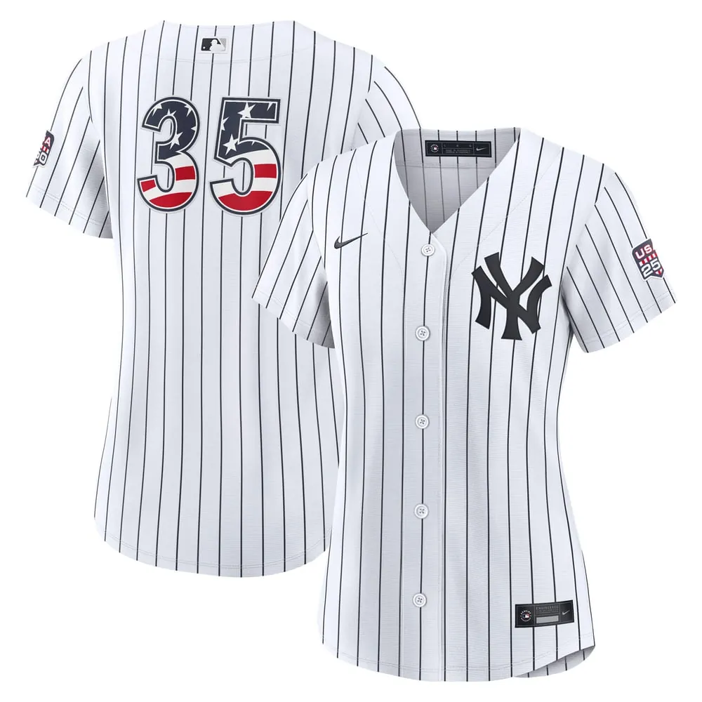 Fourth of July Women's New York Yankees Cody Bellinger Nike White USA 250 Stadium Jersey