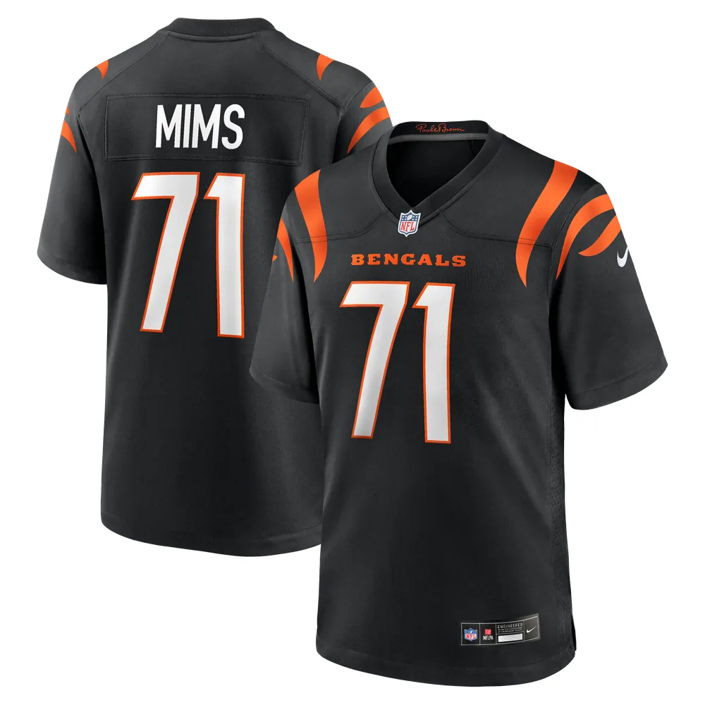 Amarius Mims Cincinnati Bengals Nike  Player Game Jersey - Black