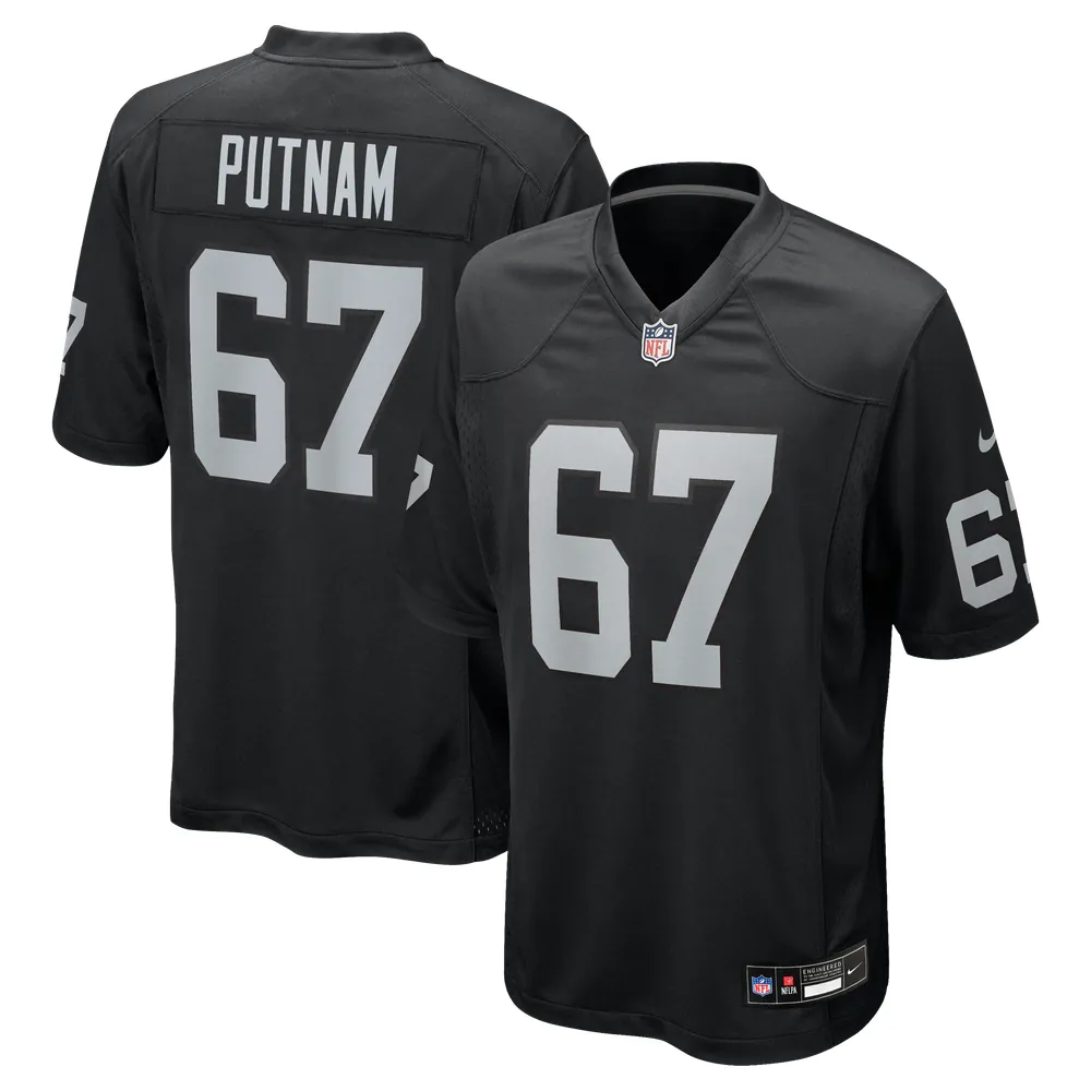 Will Putnam Las Vegas Raiders Nike Team Game Jersey -  Black
