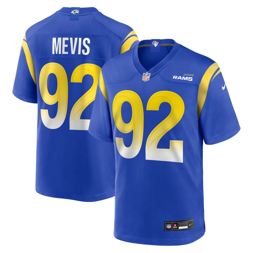 Harrison Mevis Los Angeles Rams Nike Team Game Jersey -  Royal