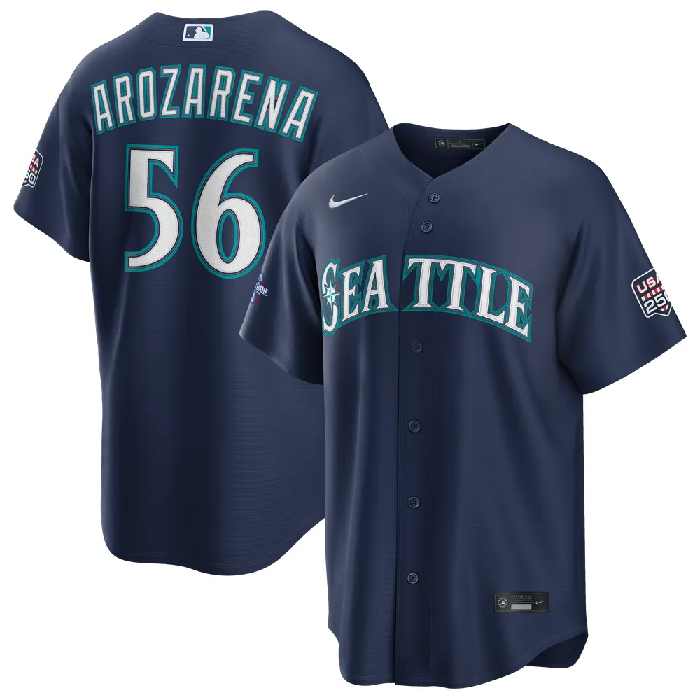 2026 All-Star Game Seattle Mariners Randy Arozarena Nike Navy Replica Jersey