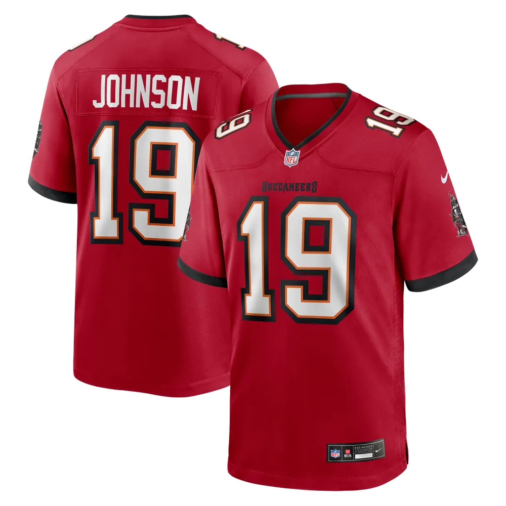 Keyshawn Johnson Tampa Bay Buccaneers Nike Game Retired Player Jersey - Red