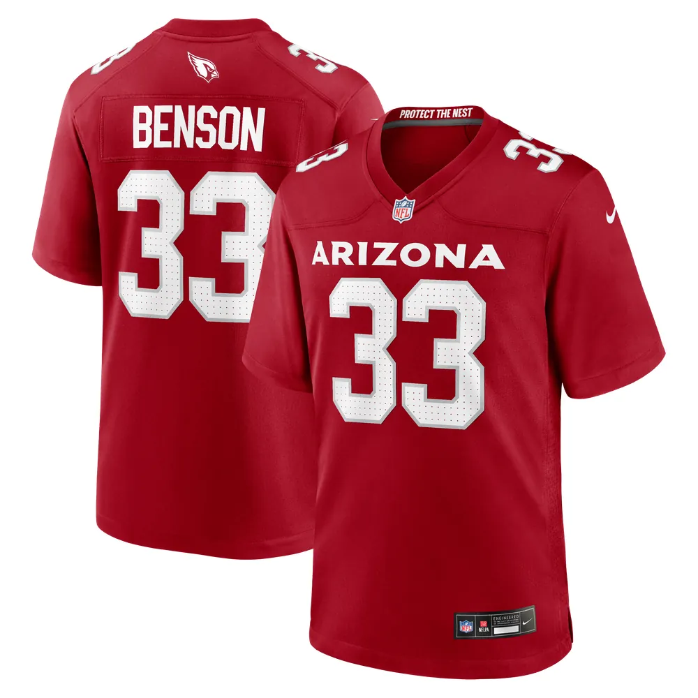Trey Benson Arizona Cardinals Nike Team Game Jersey -  Cardinal