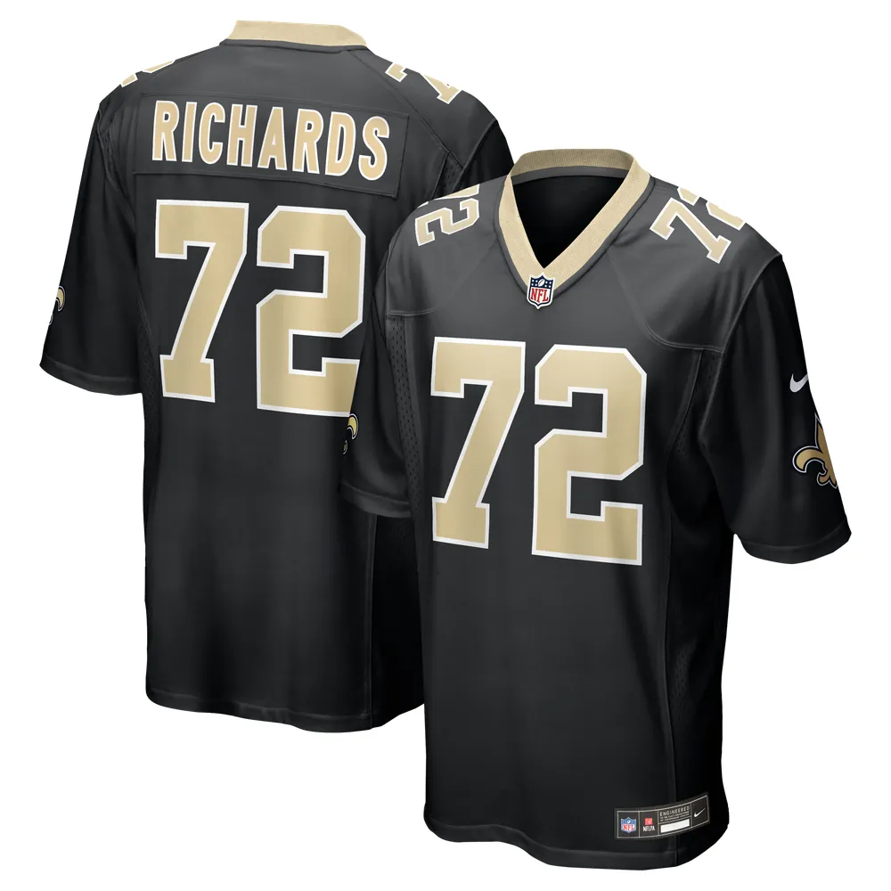 Asim Richards New Orleans Saints Nike Team Game Jersey -  Black