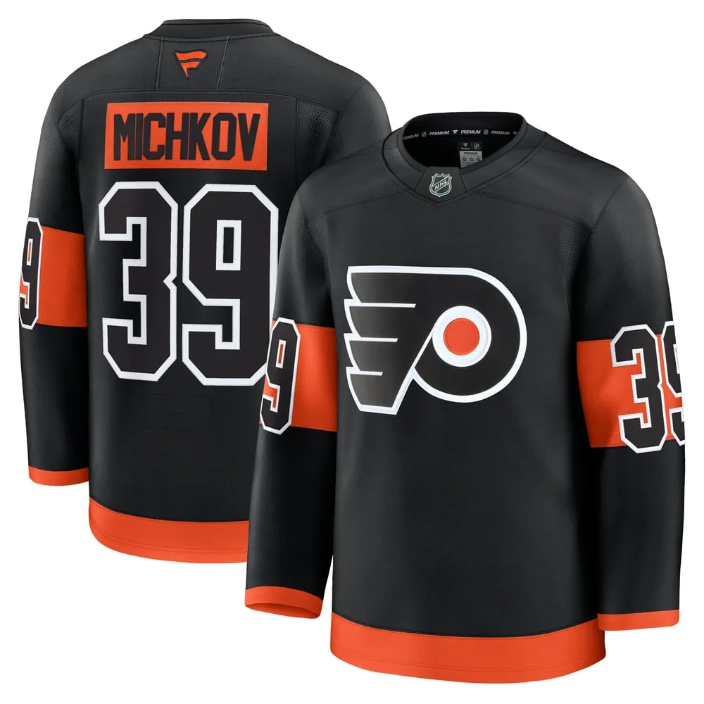 Matvei Michkov Philadelphia Flyers Fanatics Alternate Premium Jersey - Black