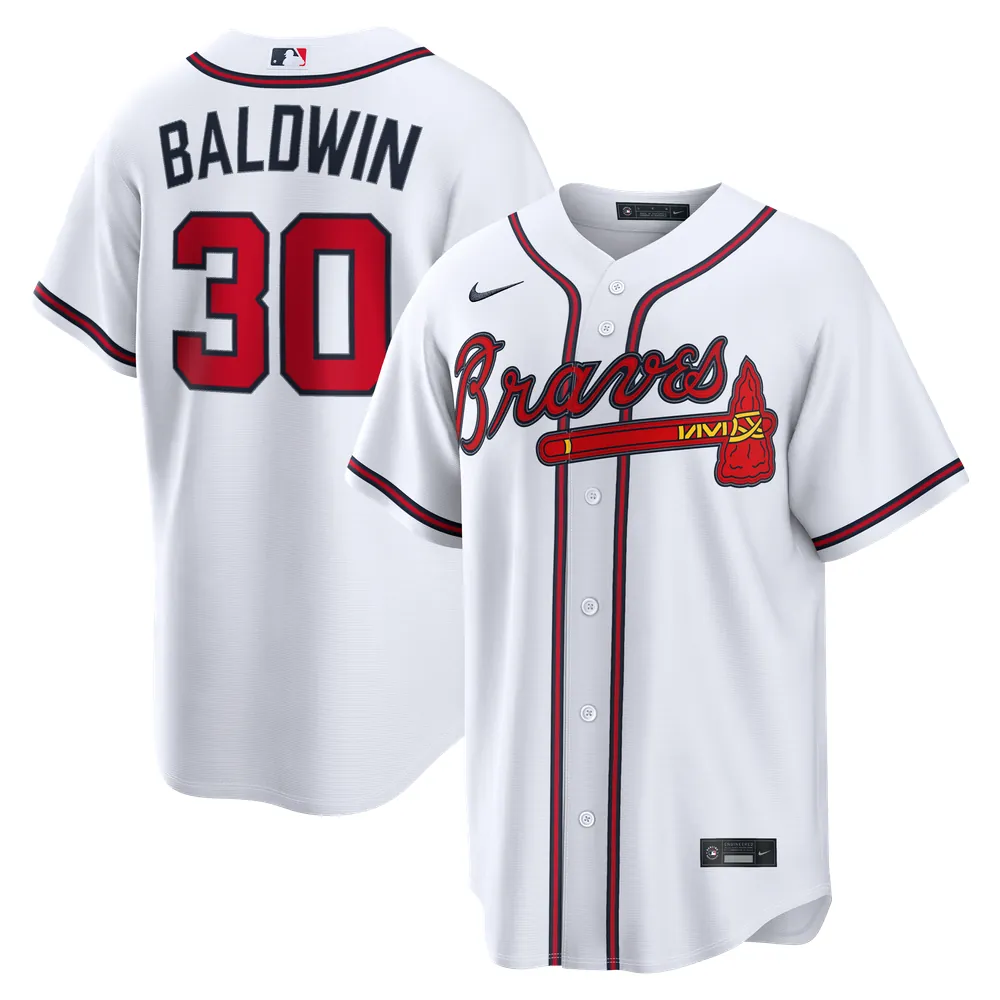 Drake Baldwin Atlanta Braves Nike Home Replica Jersey - White