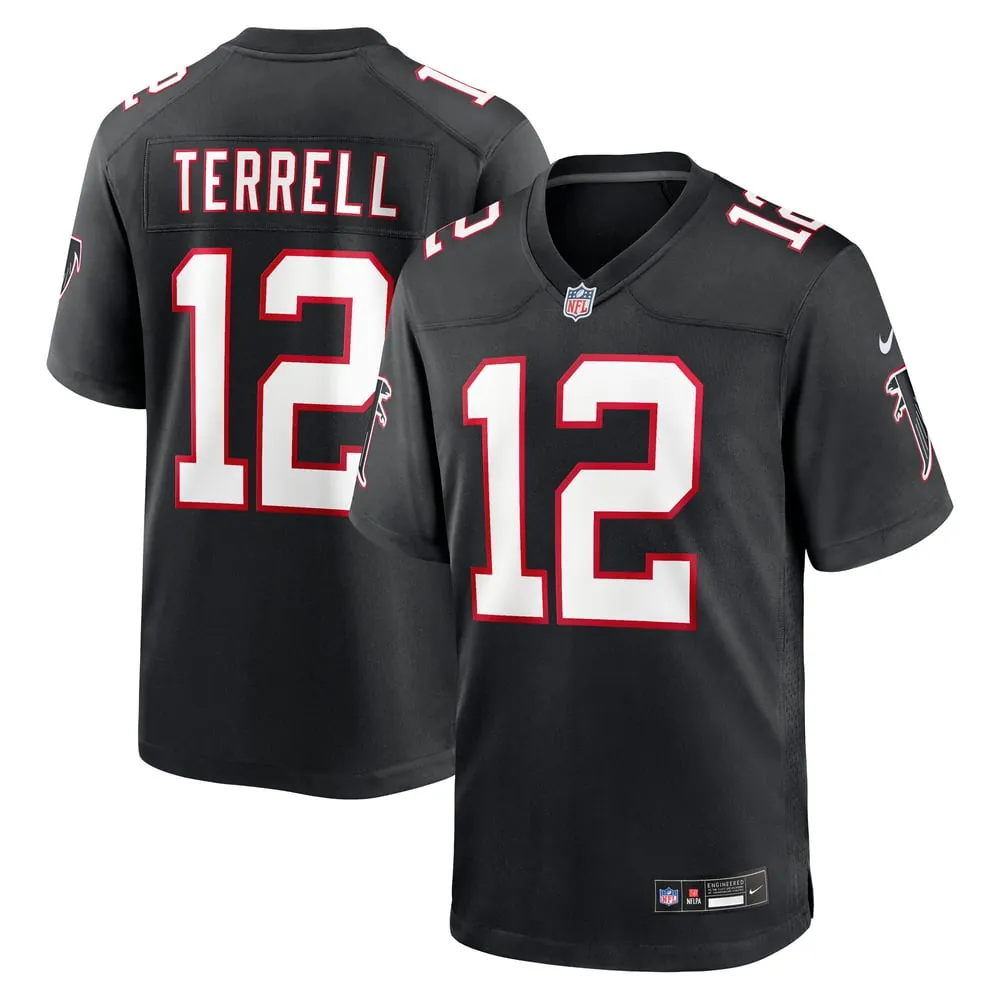 Avieon Terrell Atlanta Falcons Nike Alternate Throwback Game Jersey - Black