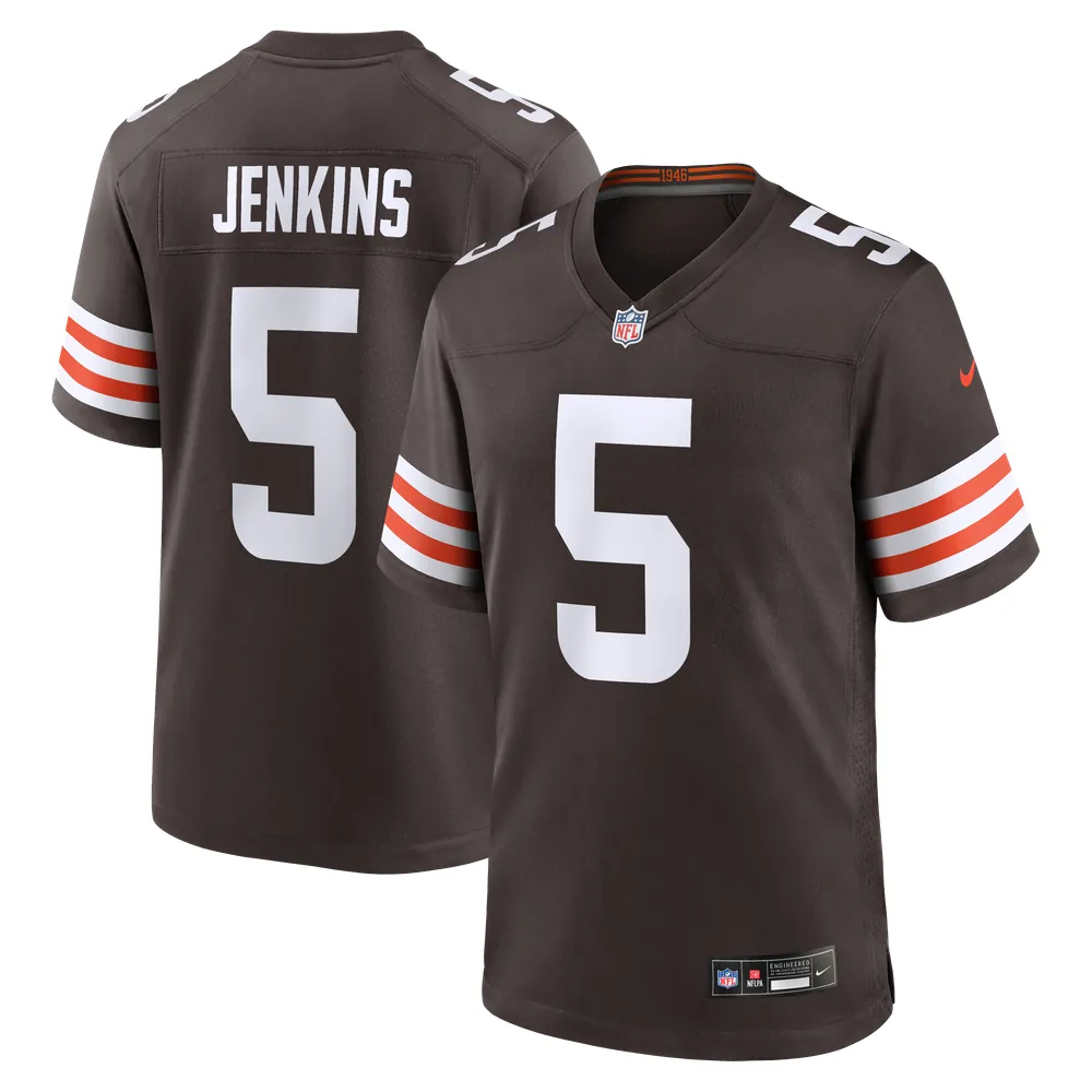 Rayshawn Jenkins Cleveland Browns Nike Team Game Jersey -  Brown