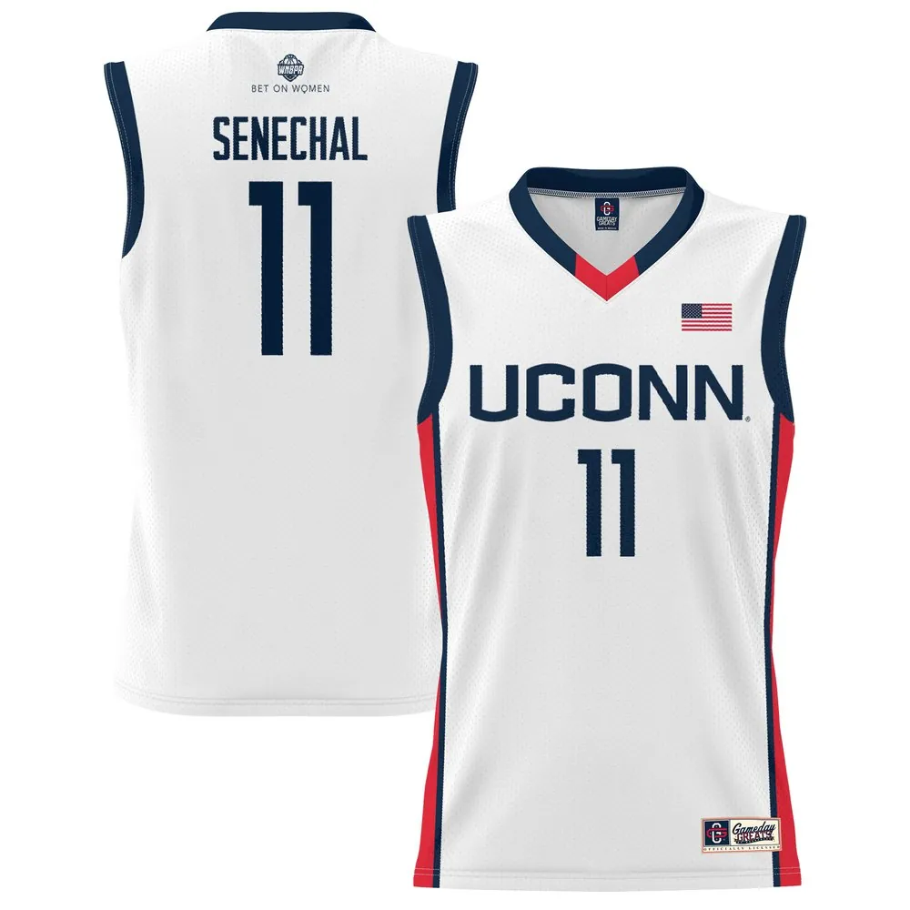 Lou Lopez-Senechal UConn Huskies GameDay Greats Unisex Lightweight Basketball Alumni Jersey - White