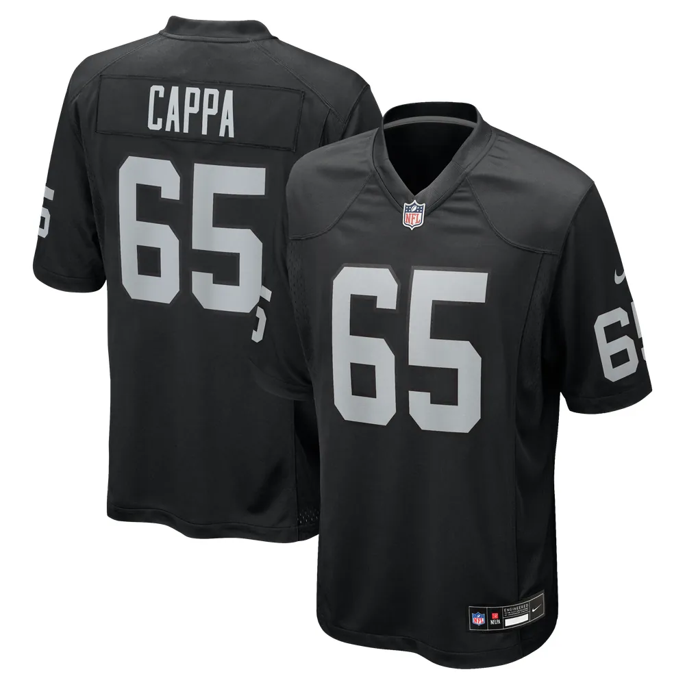Alex Cappa Las Vegas Raiders Nike Team Game Jersey -  Black