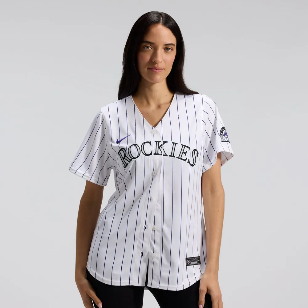 Colorado Rockies Nike Women's Home Limited Jersey - White