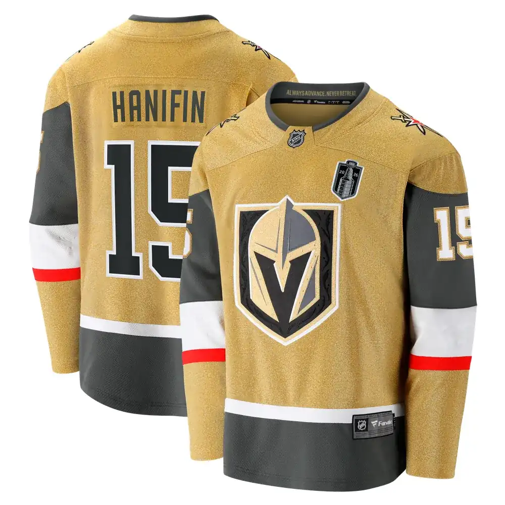 Noah Hanifin Vegas Golden Knights Fanatics 2026 Stanley Cup Final Breakaway Jersey - Gold