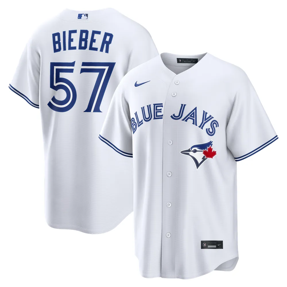 Shane Bieber Toronto Blue Jays Nike Home Replica Jersey - White