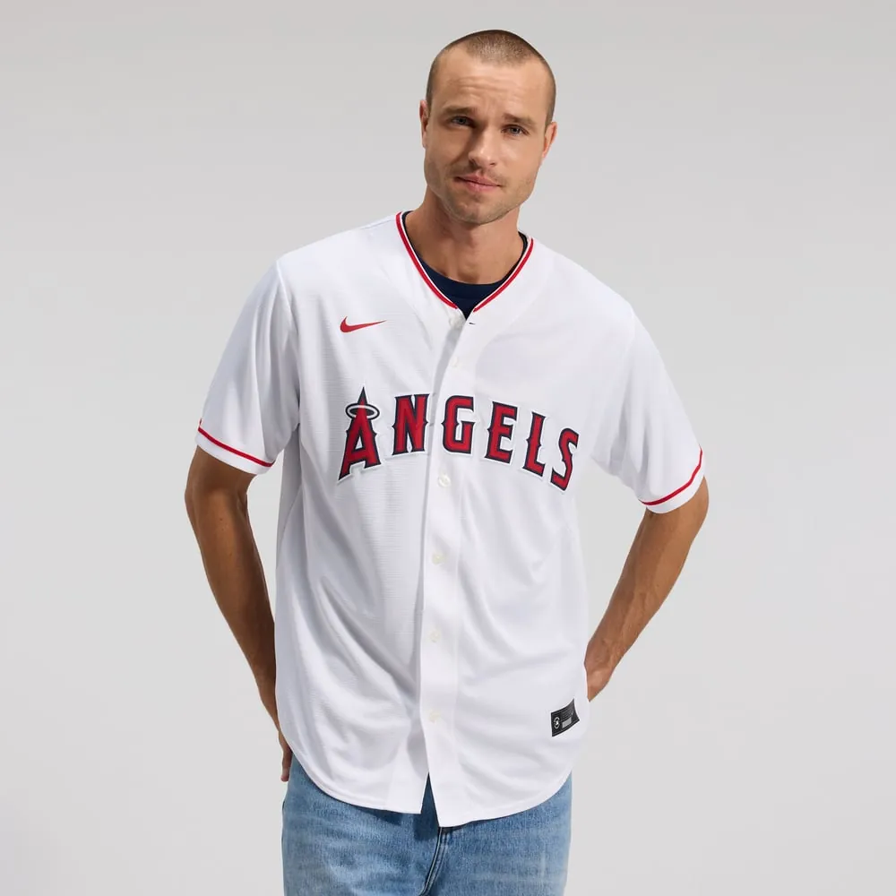 Los Angeles Angels Nike Home Replica Team Jersey - White
