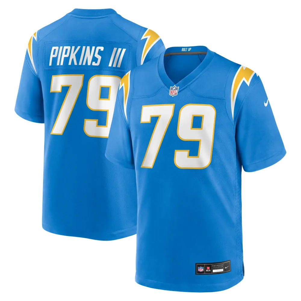 Trey Pipkins III Los Angeles Chargers Nike Game Jersey - Powder Blue