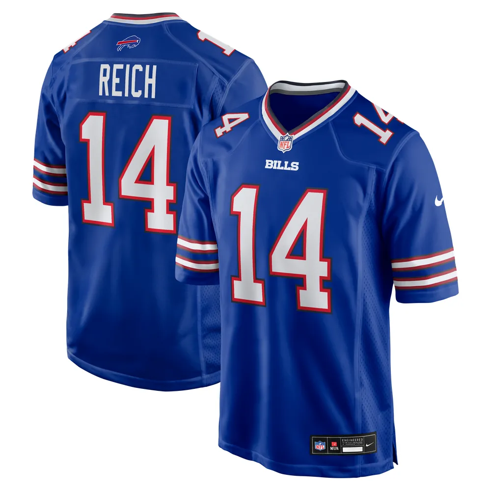 Frank Reich Buffalo Bills Nike Game Retired Player Jersey - Royal