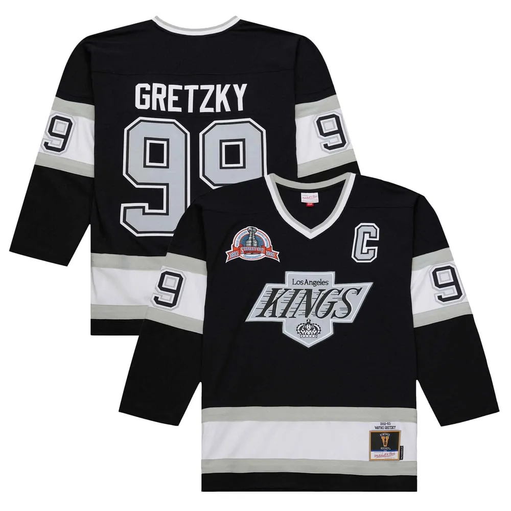 Wayne Gretzky Los Angeles Kings 1992-93 Power Play Jersey - Black