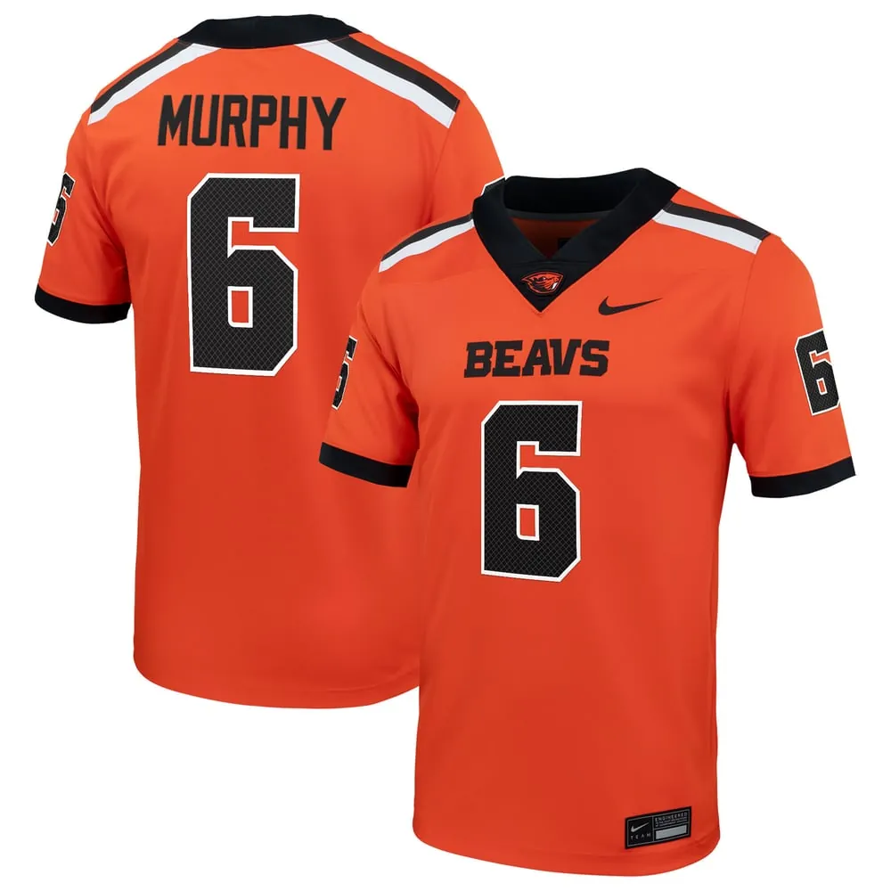 Maalik Murphy Oregon State Beavers Nike Home Men's NIL Football Game Jersey - Orange