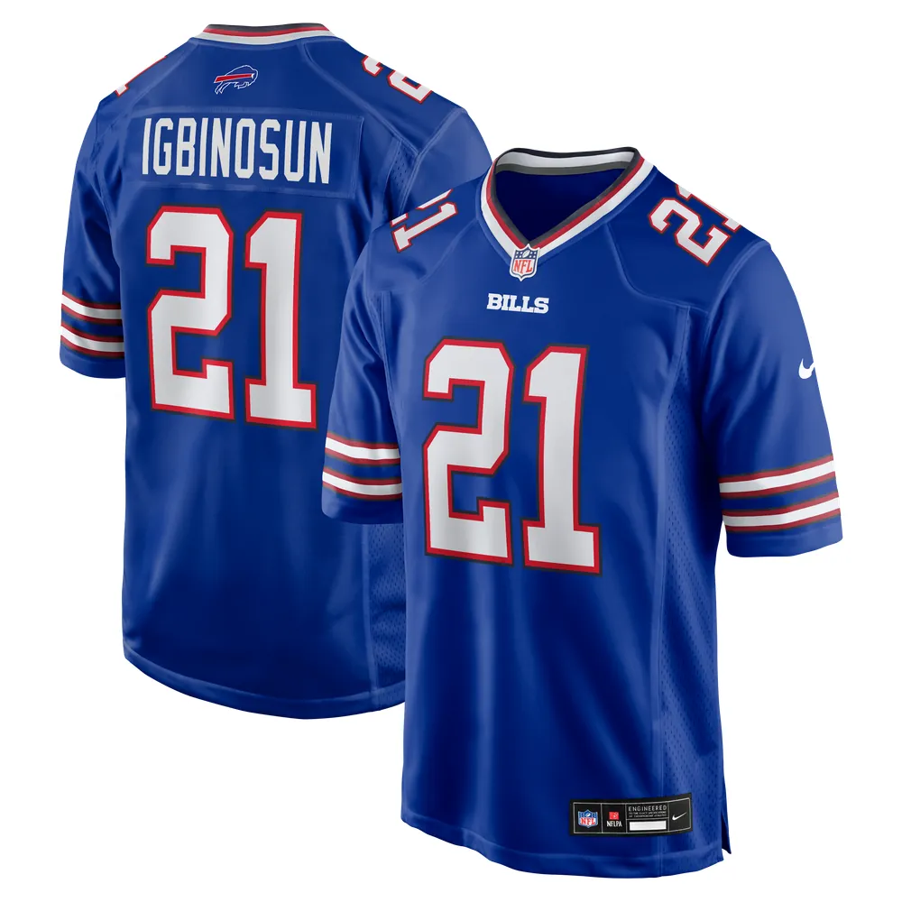 Davison Igbinosun Buffalo Bills Nike Team Game Jersey - Royal