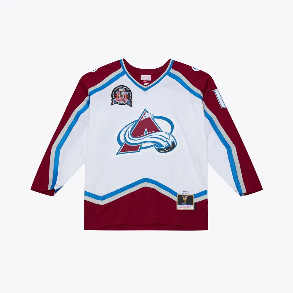 Joe Sakic Colorado Avalanche Mitchell & Ness 1995 Power Play Jersey - White