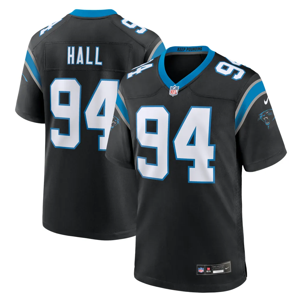Aaron Hall Carolina Panthers Nike Team Game Jersey - Black